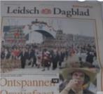Oranjekrant 29 april 2000 Leiden Exstra editie Leidsch Dagbl, Ophalen of Verzenden, 1980 tot heden, Krant