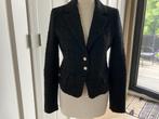 Zara boucle blazer zwart mt S, Ophalen, Zo goed als nieuw, Jasje, Maat 36 (S)