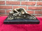 rustende schoonheid, brons en marmer, Ophalen of Verzenden, Brons