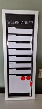 Weekplanner bord, Ophalen of Verzenden, Zo goed als nieuw, Magneetbord