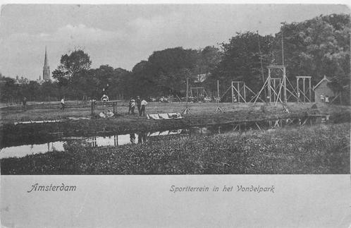 (304-072-007) Amsterdam Sportterrein in het Vondelpark, Verzamelen, Ansichtkaarten | Nederland, Noord-Holland, Verzenden