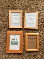 Diverse fotolijstjes blank houten lijstjes, Ophalen of Verzenden, Zo goed als nieuw