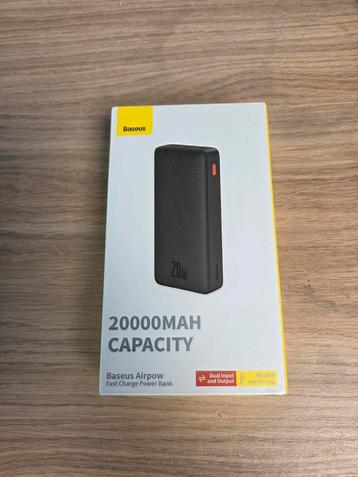 Baseus powerbank airpow fast charge 20000mah  beschikbaar voor biedingen