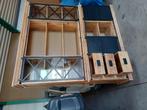 Grote mooie mangohouten industriele buffet kast, Huis en Inrichting, Kasten | Buffetkasten, Ophalen, 200 cm of meer, 200 cm of meer