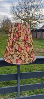 Vintage Lampenkap, Huis en Inrichting, Lampen | Lampenkappen, Gebruikt, 25 tot 50 cm, Rond, Bloemen