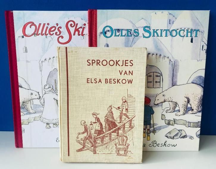 Elsa Beskow/Sprookjes & Olles Skitocht (en & ned), Boeken, Kinderboeken | Jeugd | onder 10 jaar, Gelezen, Ophalen of Verzenden