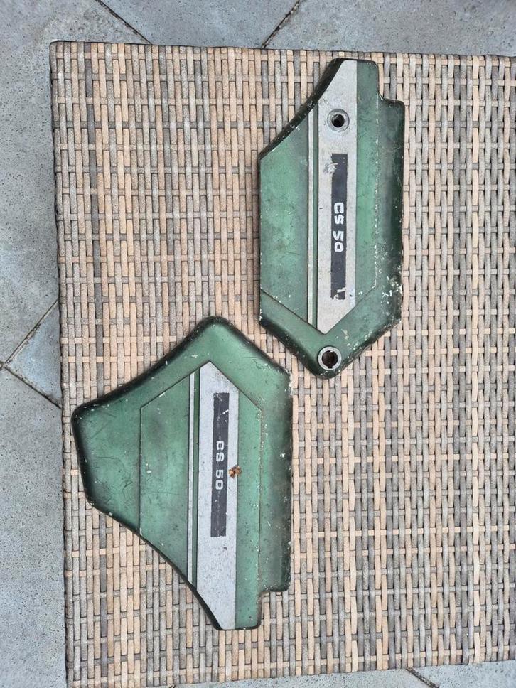 Zundapp CS50 Kappen Set - Vintage Onderdelen, Fietsen en Brommers, Brommeronderdelen | Algemeen, Gebruikt, Kap, Ophalen of Verzenden