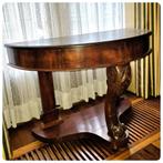 Antieke halfronde tafel, Ophalen