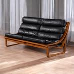 Fred Lowen vintage  Australische leren slingbank, Minder dan 75 cm, 150 tot 200 cm, Driepersoons, Ophalen of Verzenden
