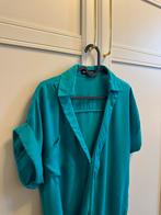 Zara overslag top wikkel blouse tops chiffon M, Kleding | Dames, Blouses en Tunieken, Maat 38/40 (M), Blauw, Zara, Nieuw