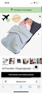 DERYAN Reisbedje/Stoeltje Vliegtuig - Netjes!, Ophalen, Zo goed als nieuw, Reisbedje