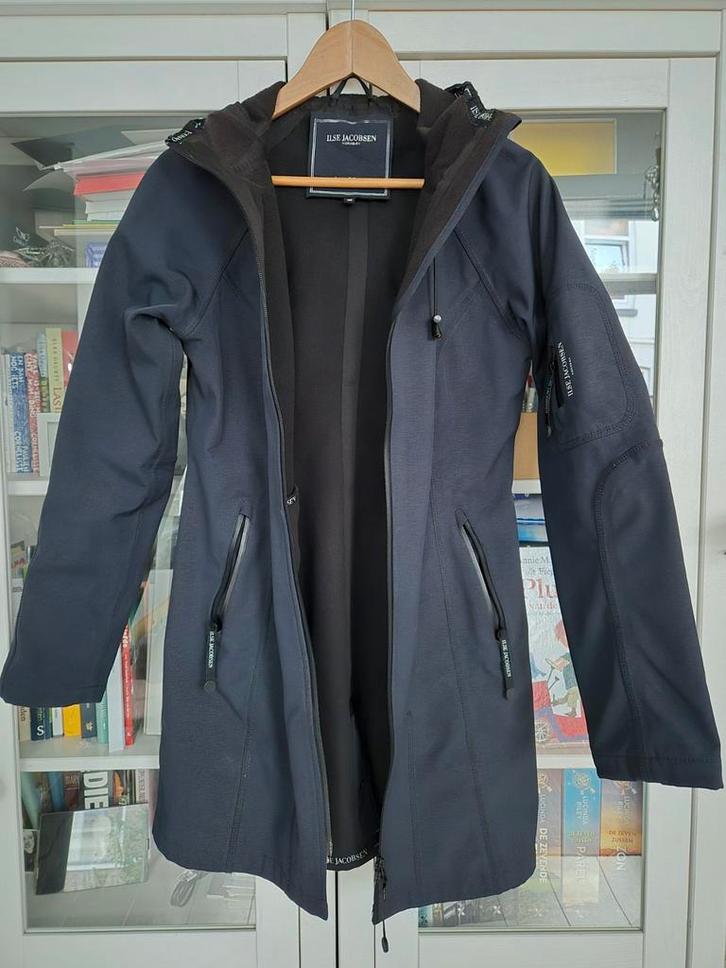 Ilse Jacobsen Regenjas Maat 36, Kleding | Dames, Jassen | Zomer, Zo goed als nieuw, Maat 36 (S), Blauw, Ophalen of Verzenden