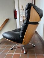 Vintage design Tom Steppe lounge chair plus hocker, Huis en Inrichting, Fauteuils, Ophalen, Vitra eames leolux gelderland de sede deens mid century