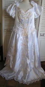 vintage trouwjurk maat 50 nr SS 997, Verzenden, Zo goed als nieuw, Wit, Trouwjurk