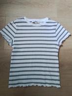 Zgan wit-zwart shirtje Garcia mt 152-158, Meisje, Ophalen of Verzenden, Zo goed als nieuw, Shirt of Longsleeve