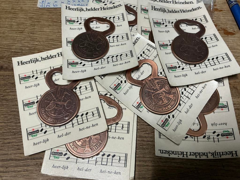 Heineken openers (9 x), Ophalen of Verzenden, Nieuw, Overige typen, Heineken