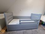 Peuterbed, Huis en Inrichting, Slaapkamer | Bedden, Ophalen, Gebruikt, 190 cm of minder, Grijs