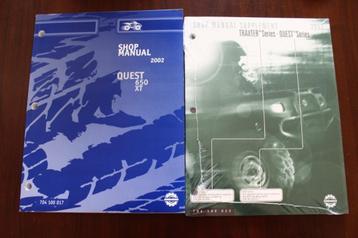 Bombardier Quest 650 XT 2002 2003 ATV shop manual quad  beschikbaar voor biedingen