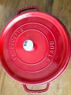 Staub braadpan 28 cm, Ophalen, Gietijzer, Koekenpan of Braadpan