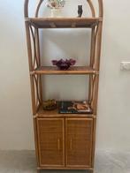Vintage rotan bamboe manou kast., Ophalen, Zo goed als nieuw, Minder dan 150 cm, Minder dan 100 cm