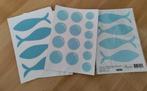 Decoratieve stickers, vissen, blauw, zie info, Ophalen, Nieuw, Meerdere stickers