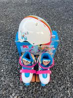 K3 Rolschaatsen 27-30 + Helmpje, Kinderen en Baby's, Speelgoed | Buiten | Rolschaatsen, Ophalen, Verstelbaar, Gebruikt, Kinderen