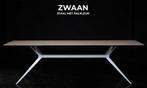 Tafel in Massief Eik - Model Zwaan - Nieuw staat, 200 cm of meer, 100 tot 150 cm, Modern, Rechthoekig