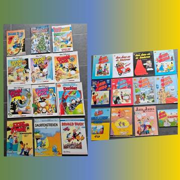Donald Duck, Jan Jans, Smurfen-Sjors & Sjimmie! Stripboeken! beschikbaar voor biedingen