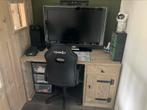 Steigerhouten Bureau Kinderbureau Kinderkamer Studeerkamer, Ophalen, Gebruikt, Tafel(s)