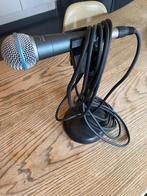 Shure beta 58A microfoon, Muziek en Instrumenten, Microfoons, Ophalen of Verzenden, Zangmicrofoon, Zo goed als nieuw