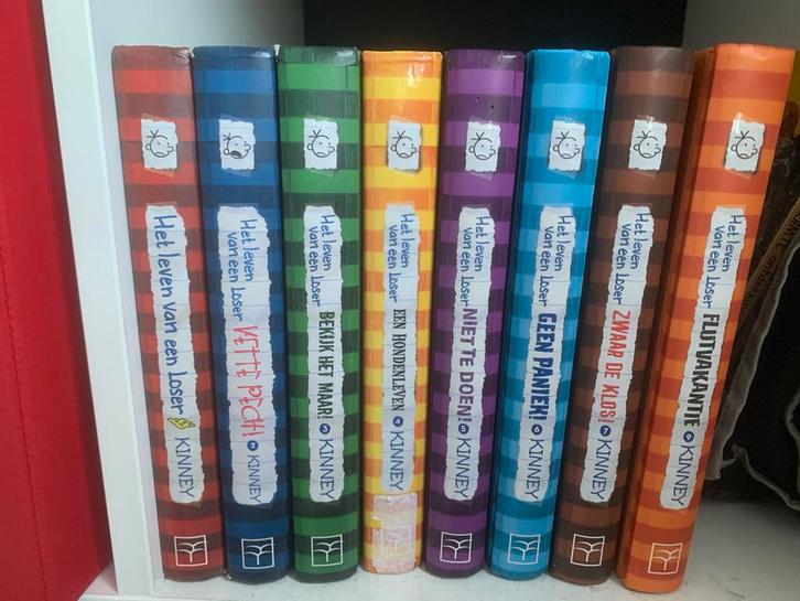 Het leven van een Loser - Deel 1-9, op deel 8 na, Boeken, Kinderboeken | Jeugd | onder 10 jaar, Zo goed als nieuw, Fictie algemeen