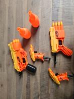 Nerf Pistolen Lot - 4 Pistolen + Targets, Ophalen of Verzenden, Gebruikt