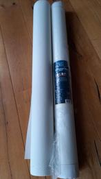 Glasweefselbehang 2 rollen ca 50m, Huis en Inrichting, Stoffering | Behang, Ophalen of Verzenden, Wit