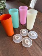 Vintage drinkbekers met dop, Ophalen of Verzenden, Gebruikt, Beker of Kan