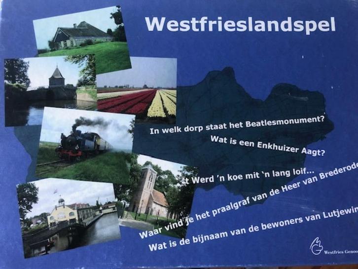 Gezelschapspel -  WESTFRIESLANDSPEL, Hobby en Vrije tijd, Gezelschapsspellen | Bordspellen, Gebruikt, Vijf spelers of meer, Ophalen of Verzenden