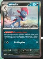 Pokemon - Weavile (PAL 134) Holo rare.., Ophalen of Verzenden, Nieuw, Losse kaart, Foil