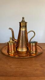 Theeset koper. Antiek, Antiek en Kunst, Antiek | Servies compleet, Ophalen of Verzenden