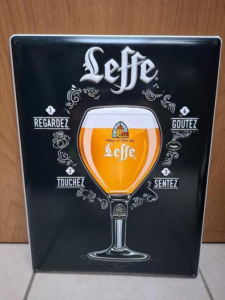 Reclamebord Leffe, Verzamelen, Biermerken, Nieuw, Reclamebord, Plaat of Schild, Leffe, Ophalen of Verzenden
