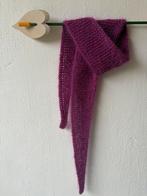 sjaal "Sophie" van mohair, fuchsia, Ophalen of Verzenden, Zo goed als nieuw, Maat 46/48 (XL) of groter, Sjaal