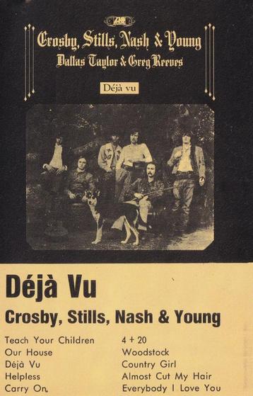 Cassettebandje Crosby, Stills, Nash & Young – Déjà Vu beschikbaar voor biedingen