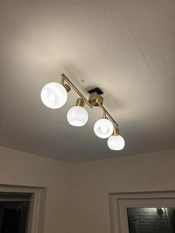 Moderne Plafondlamp met 4 Spots