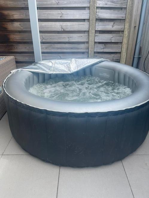 Mspa Silver Cloud Dsc04 opblaasbare jacuzzi met pomp, Tuin en Terras, Bubbelbaden en Hottubs, Zo goed als nieuw, Pomp, Ophalen