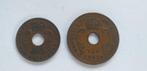 East Africa - 5 cents 1955 en 10 cents 1943, Ophalen of Verzenden, Overige landen, Setje