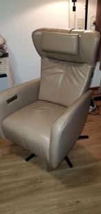 Prominent model Sorisso lederen relax fauteuil sta op stoel, Ophalen, Minder dan 75 cm, Leer, Zo goed als nieuw
