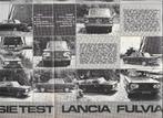 Roadtest Lancia FULVIA, Autovisie 1970., Boeken, Nieuw, Ophalen of Verzenden, Overige merken, Autovisie