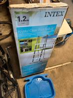 Intex krystal clear pool basics 1.2m zwembad trap, Ophalen of Verzenden, Zo goed als nieuw