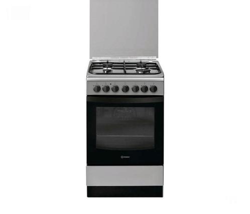 Indesit IS5G5PHX/NL gasfornuis 50 cm, energieklasse A, Witgoed en Apparatuur, Fornuizen, Zo goed als nieuw, Vrijstaand, Gas, 4 kookzones