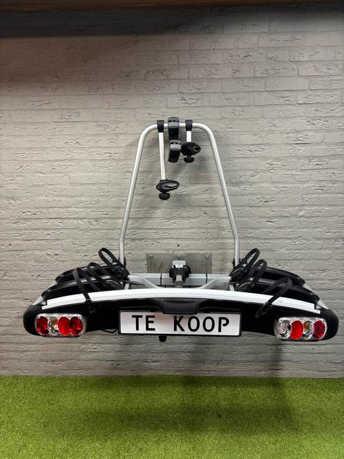 ZEER NETTE THULE 904 3(elek)fietsen51kg/kantelbaar/click&go, Auto diversen, Fietsendragers, Gebruikt, Trekhaakdrager, 3 fietsen of meer