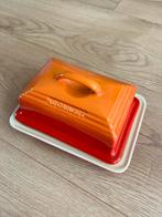 Le Creuset botervloot oranje, Huis en Inrichting, Ophalen of Verzenden, Overige materialen