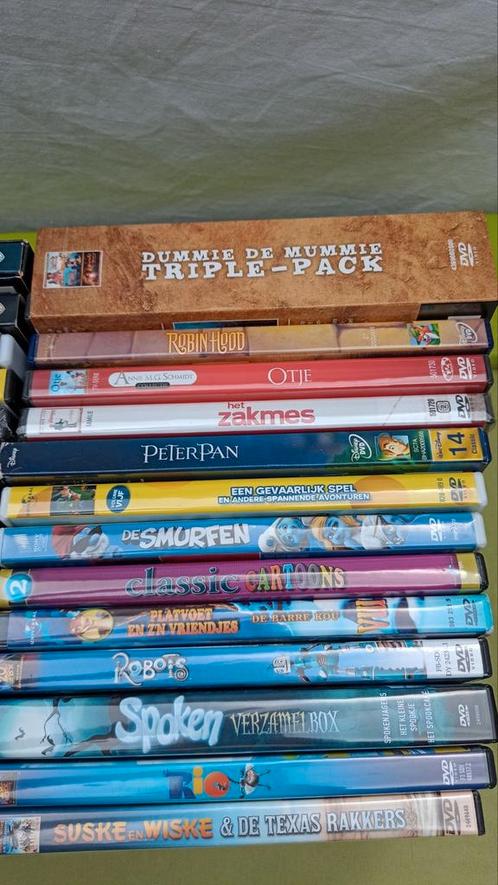 Dvd's met kinderfilms, Cd's en Dvd's, VHS | Kinderen en Jeugd, Gebruikt, Tekenfilms en Animatie, Alle leeftijden, Ophalen of Verzenden